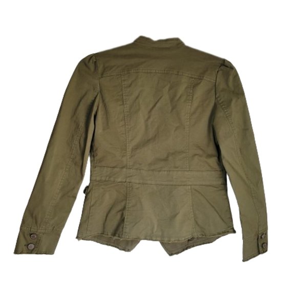 William Rast Bragg Army Green Utility Military Jacket - Picture 6 of 7